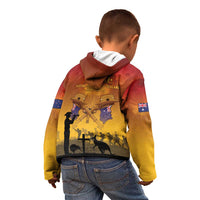 ANZAC Day Kid Hoodie Australia And New Zealand Slouch Hats