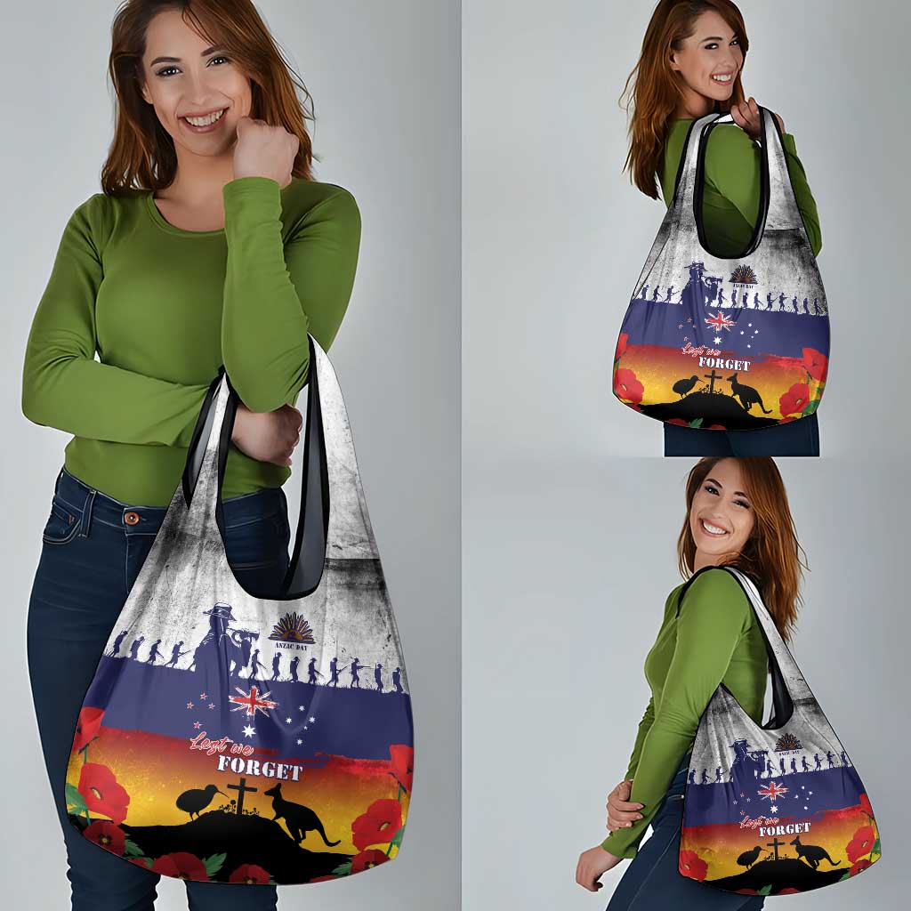 New Zealand And Australia ANZAC Last Post Grocery Bag
