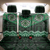 New Zealand Aotearoa Back Car Seat Cover Green Taniko Art Maori Pattern LT05 - Polynesian Pride