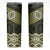 New Zealand Aotearoa Skinny Tumbler Yellow Taniko Art Maori Pattern