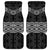 New Zealand Aotearoa Car Mats Black Taniko Art Maori Pattern