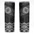 New Zealand Aotearoa Skinny Tumbler Black Taniko Art Maori Pattern