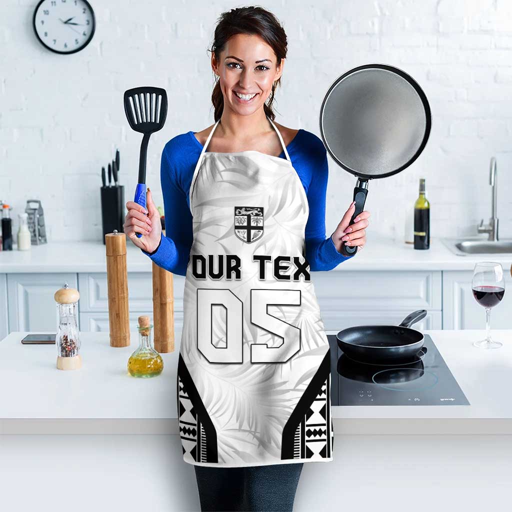 Custom Fiji 2026 Rugby Apron Fijian Tapa Pattern