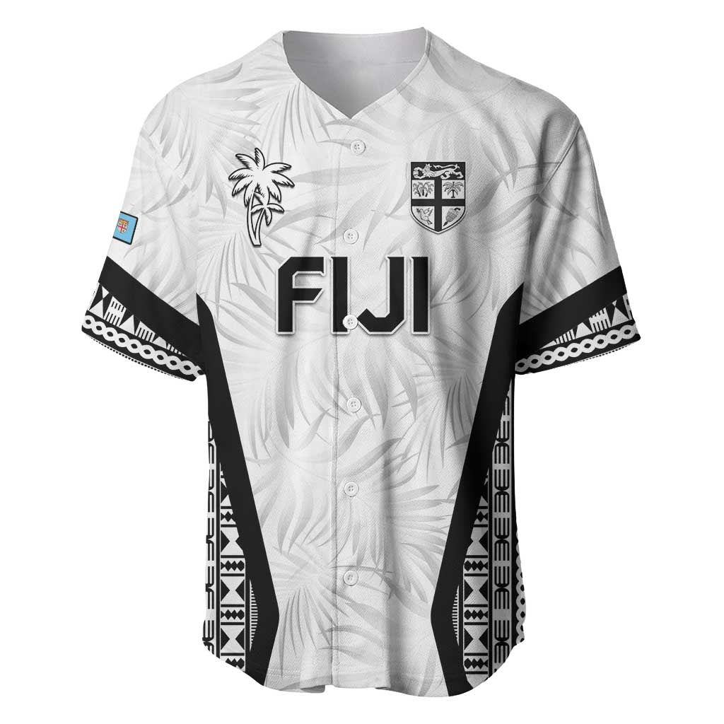 Custom Fiji 2026 Rugby Baseball Jersey Fijian Tapa Pattern