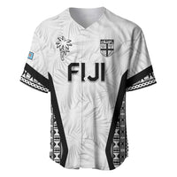 Custom Fiji 2026 Rugby Baseball Jersey Fijian Tapa Pattern