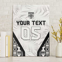 Custom Fiji 2026 Rugby Canvas Wall Art Fijian Tapa Pattern