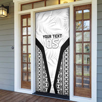Custom Fiji 2026 Rugby Door Cover Fijian Tapa Pattern