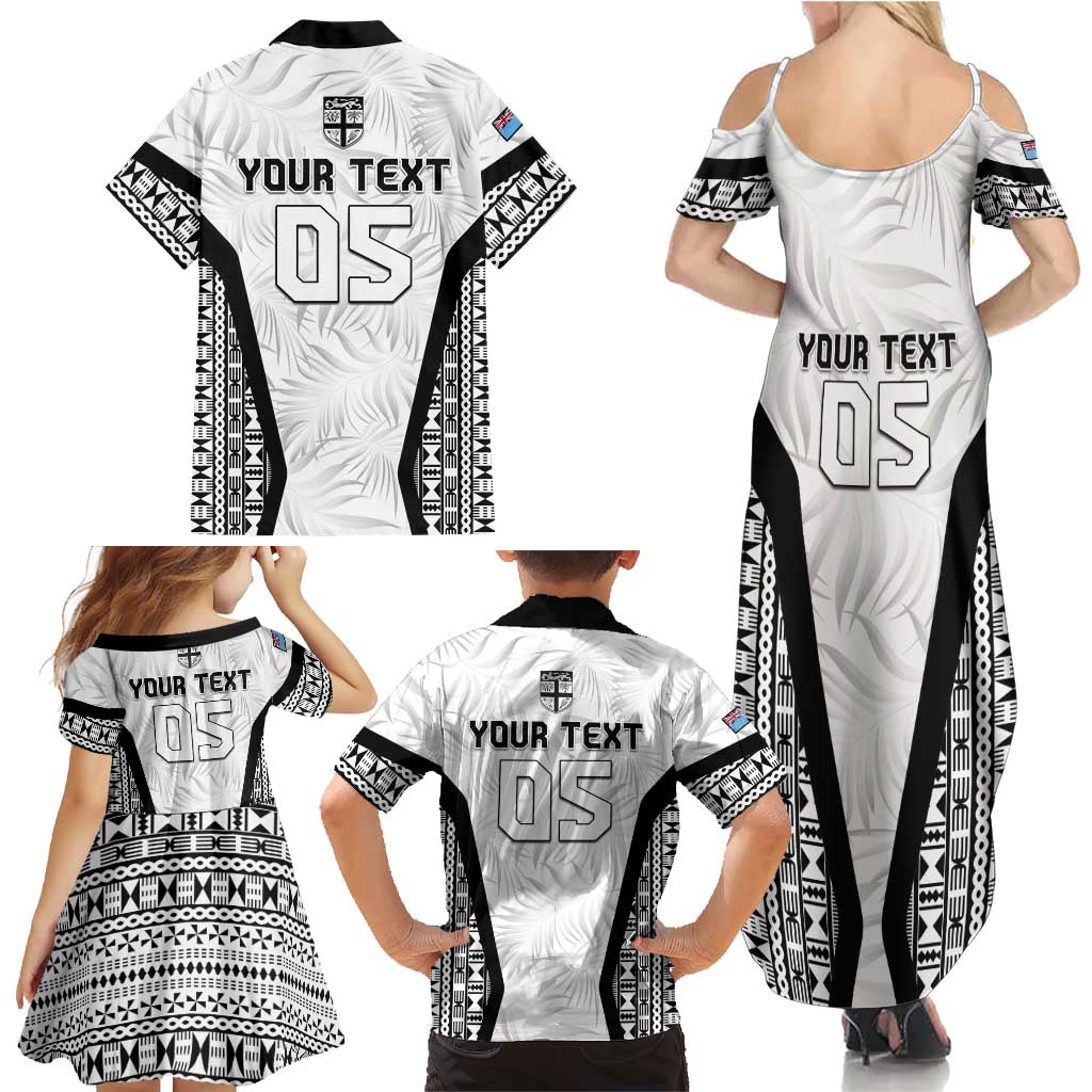 Custom Fiji 2026 Rugby Family Matching Summer Maxi Dress and Hawaiian Shirt Fijian Tapa Pattern LT05 - Polynesian Pride
