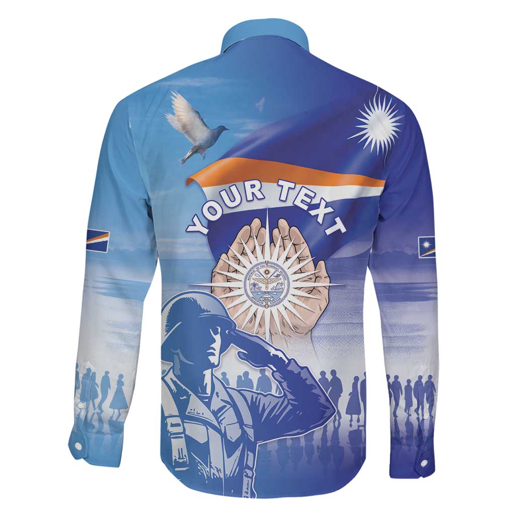 Personalised Marshall Islands Remembrance Day Family Matching Long Sleeve Bodycon Dress and Hawaiian Shirt We Will Always Remember