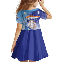 Personalised Marshall Islands Remembrance Day Family Matching Off The Shoulder Long Sleeve Dress and Hawaiian Shirt We Will Always Remember