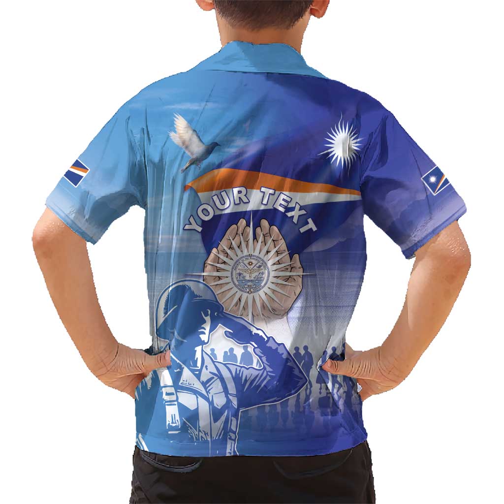Personalised Marshall Islands Remembrance Day Family Matching Summer Maxi Dress and Hawaiian Shirt We Will Always Remember