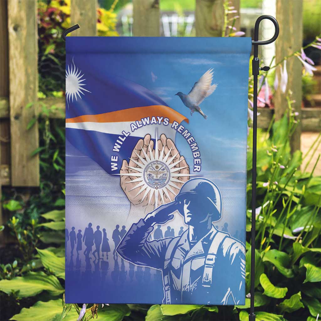 Marshall Islands Remembrance Day Garden Flag We Will Always Remember