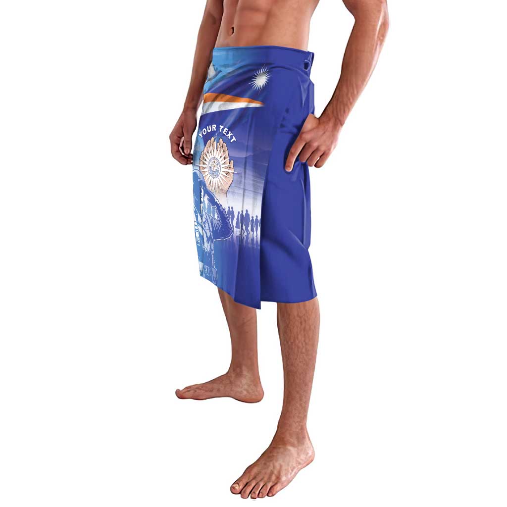 Personalised Marshall Islands Remembrance Day Lavalava We Will Always Remember