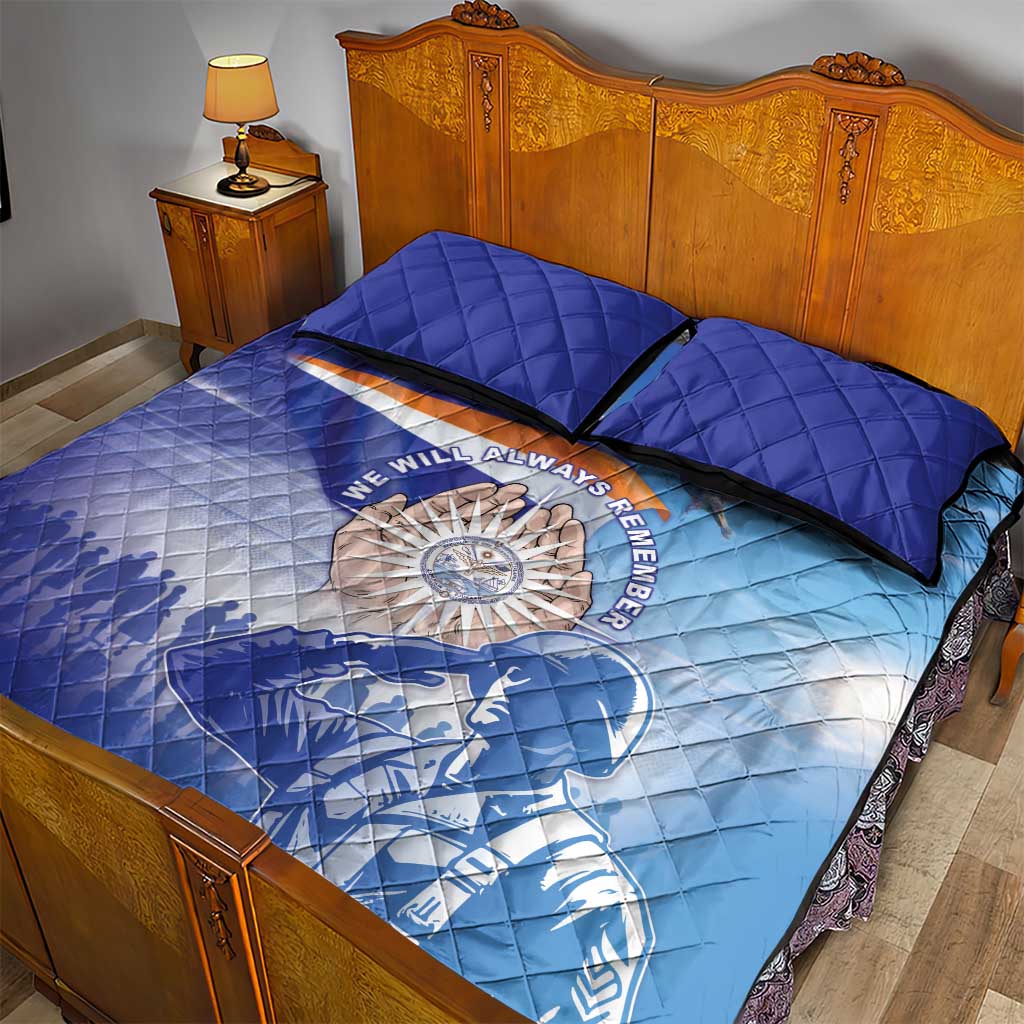 Marshall Islands Remembrance Day Quilt Bed Set We Will Always Remember