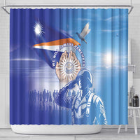 Marshall Islands Remembrance Day Shower Curtain We Will Always Remember