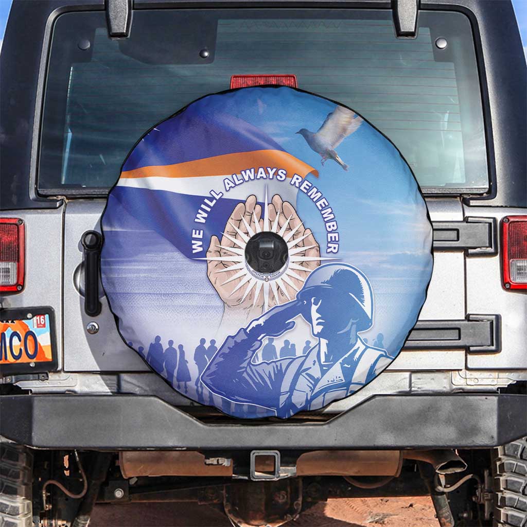 Marshall Islands Remembrance Day Spare Tire Cover We Will Always Remember