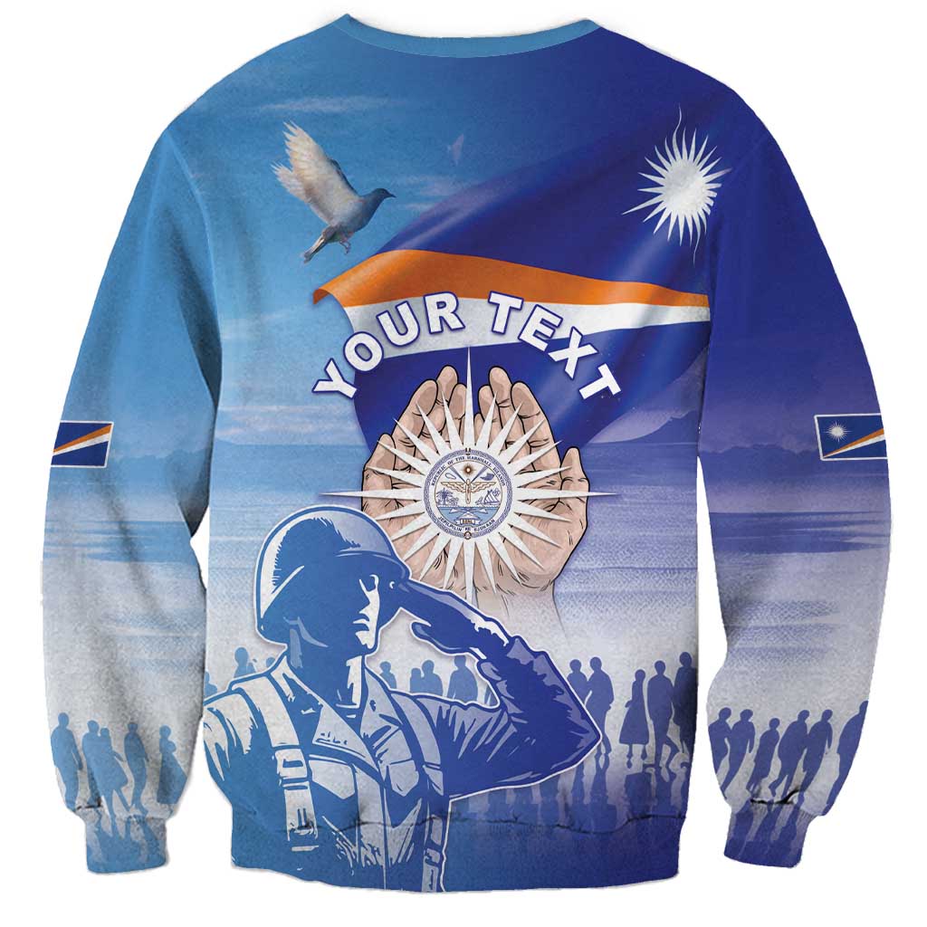 Personalised Marshall Islands Remembrance Day Sweatshirt We Will Always Remember
