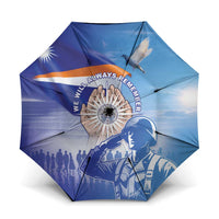 Marshall Islands Remembrance Day Umbrella We Will Always Remember