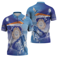 Personalised Marshall Islands Remembrance Day Zipper Polo Shirt We Will Always Remember