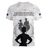 New Zealand ANZAC Day Women V Neck T Shirt For The Nurse Lest We Forget LT05 - Polynesian Pride