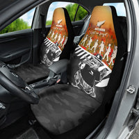 New Zealand ANZAC Rugby Car Seat Cover Soldier Fern With Kiwi Bird LT05 - Polynesian Pride