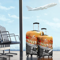 New Zealand ANZAC Rugby Luggage Cover Soldier Fern With Kiwi Bird LT05 - Polynesian Pride