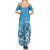 Personalised Penrhyn Gospel Day Family Matching Summer Maxi Dress and Hawaiian Shirt Cook Islands Tribal Pattern