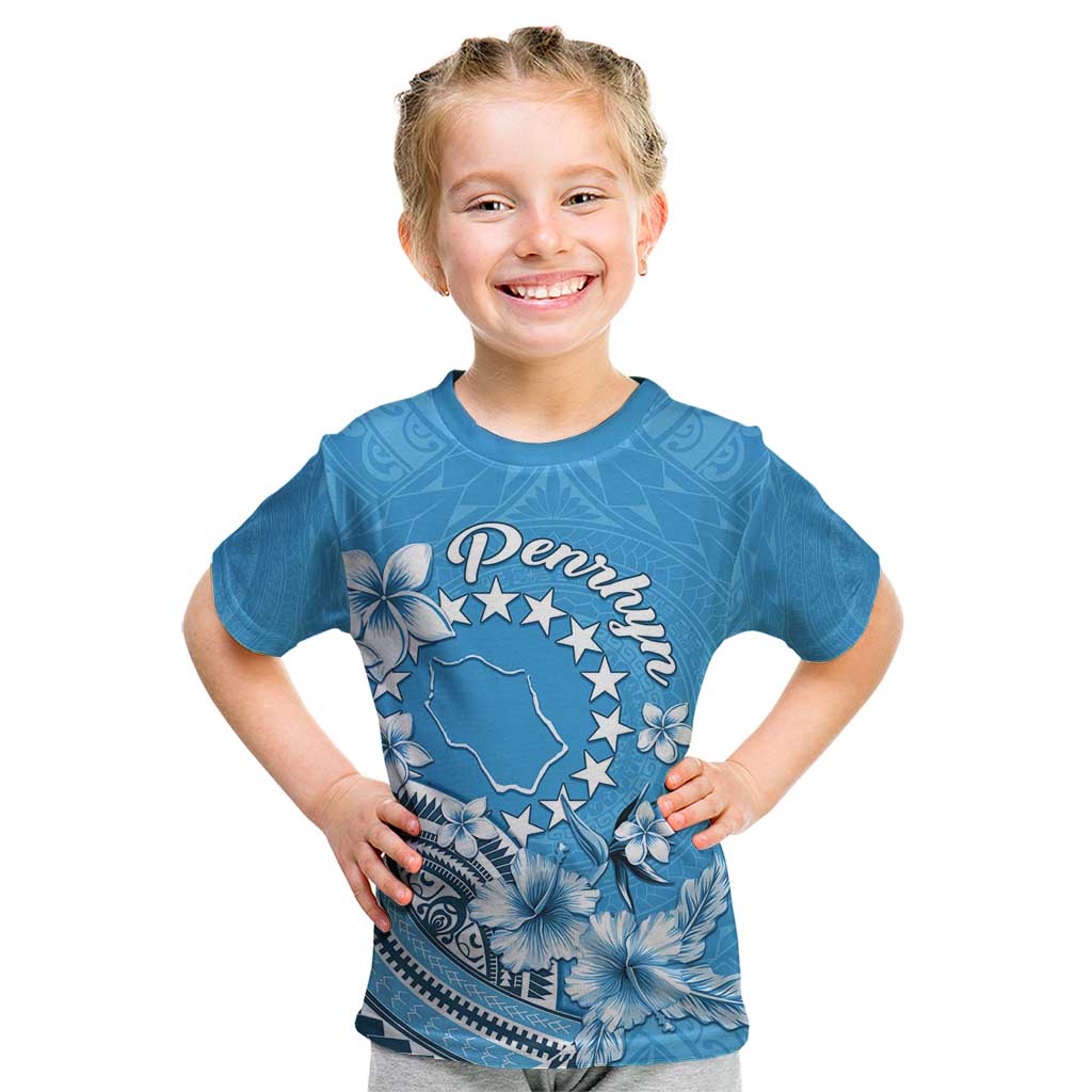 Personalised Penrhyn Gospel Day Kid T Shirt Cook Islands Tribal Pattern
