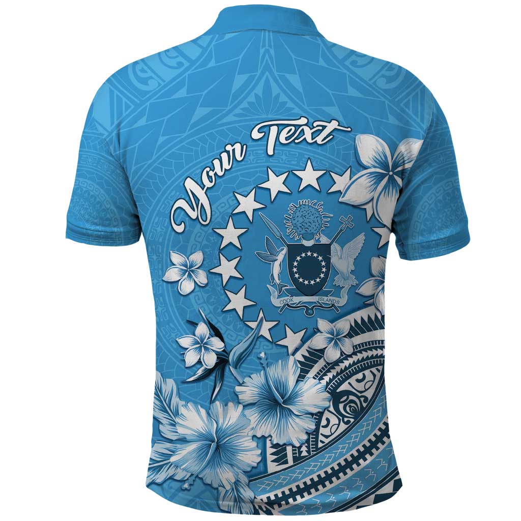 Personalised Penrhyn Gospel Day Polo Shirt Cook Islands Tribal Pattern