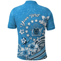 Personalised Penrhyn Gospel Day Polo Shirt Cook Islands Tribal Pattern