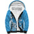 Personalised Penrhyn Gospel Day Sherpa Hoodie Cook Islands Tribal Pattern