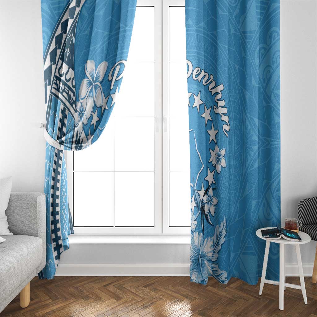 Penrhyn Gospel Day Window Curtain Cook Islands Tribal Pattern