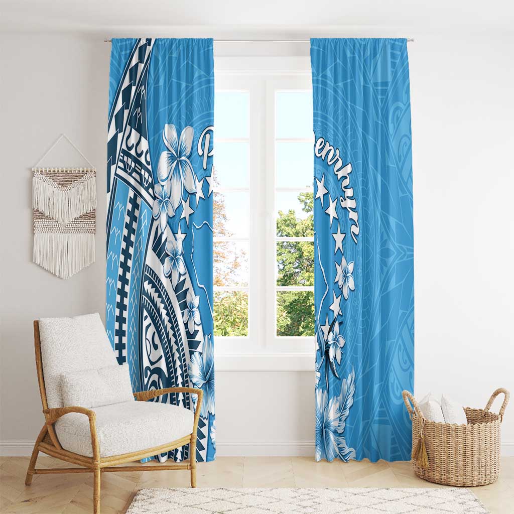 Penrhyn Gospel Day Window Curtain Cook Islands Tribal Pattern