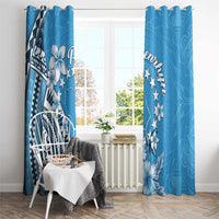 Penrhyn Gospel Day Window Curtain Cook Islands Tribal Pattern