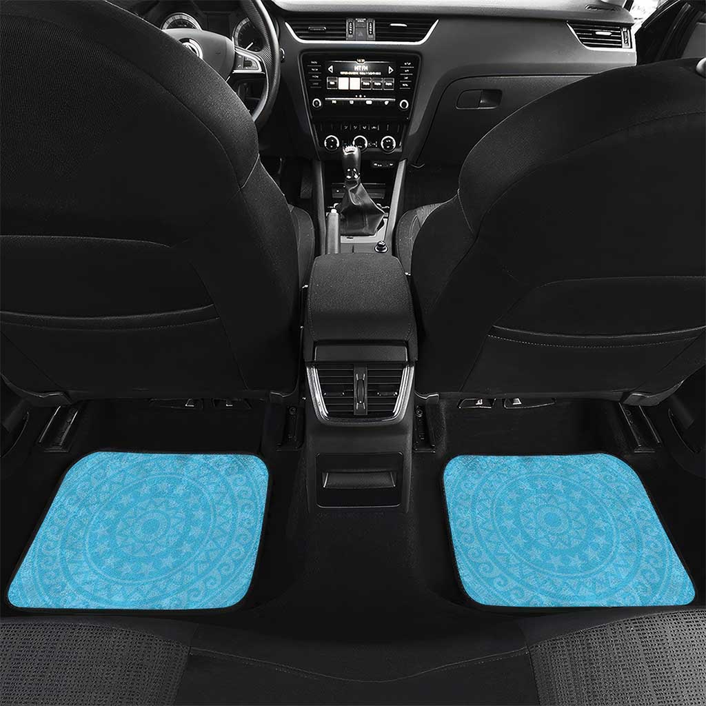 Custom Cook Islands Mauke Car Mats Polynesian Tribal Tattoo