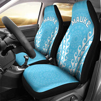 Custom Cook Islands Mauke Car Seat Cover Polynesian Tribal Tattoo