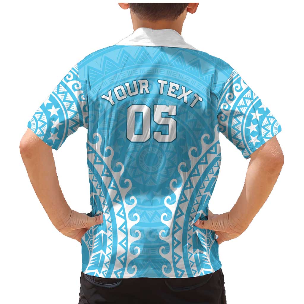 Custom Cook Islands Mauke Family Matching Mermaid Dress and Hawaiian Shirt Polynesian Tribal Tattoo LT05 - Polynesian Pride