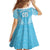 Custom Cook Islands Mauke Family Matching Off The Shoulder Long Sleeve Dress and Hawaiian Shirt Polynesian Tribal Tattoo