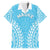 Custom Cook Islands Mauke Family Matching Off The Shoulder Long Sleeve Dress and Hawaiian Shirt Polynesian Tribal Tattoo