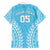 Custom Cook Islands Mauke Family Matching Off The Shoulder Long Sleeve Dress and Hawaiian Shirt Polynesian Tribal Tattoo