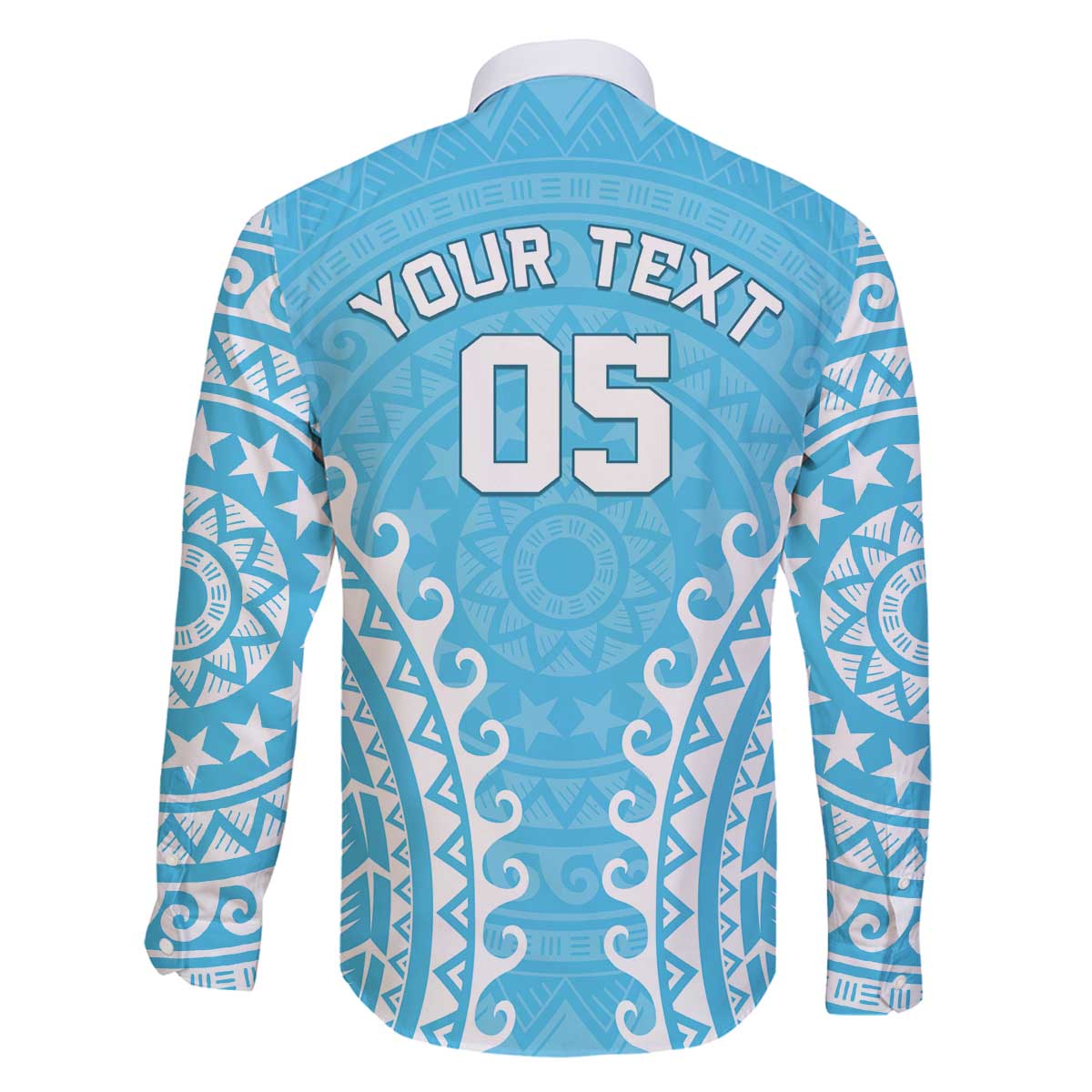 Custom Cook Islands Mauke Family Matching Off The Shoulder Long Sleeve Dress and Hawaiian Shirt Polynesian Tribal Tattoo LT05 - Polynesian Pride