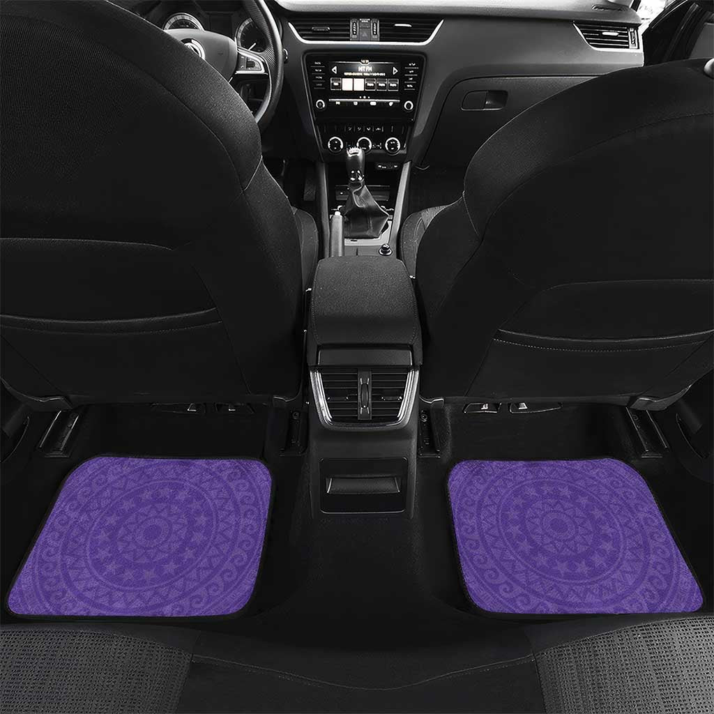 Custom Cook Islands Rarotonga Car Mats Polynesian Tribal Tattoo