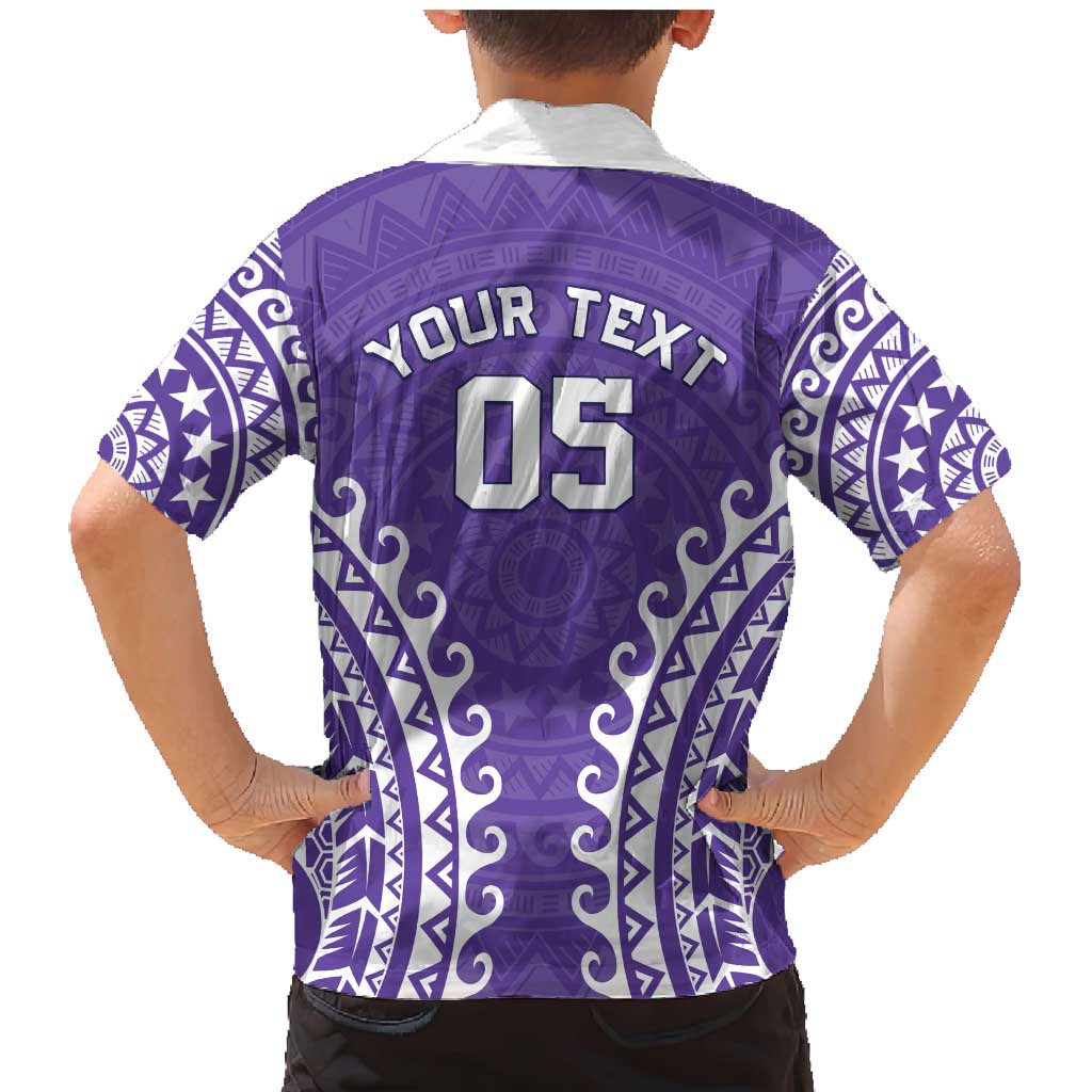 Custom Cook Islands Rarotonga Family Matching Mermaid Dress and Hawaiian Shirt Polynesian Tribal Tattoo LT05 - Polynesian Pride