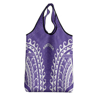 Custom Cook Islands Rarotonga Grocery Bag Polynesian Tribal Tattoo