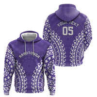 Custom Cook Islands Rarotonga Hoodie Polynesian Tribal Tattoo