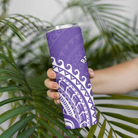 Cook Islands Rarotonga Skinny Tumbler Polynesian Tribal Tattoo