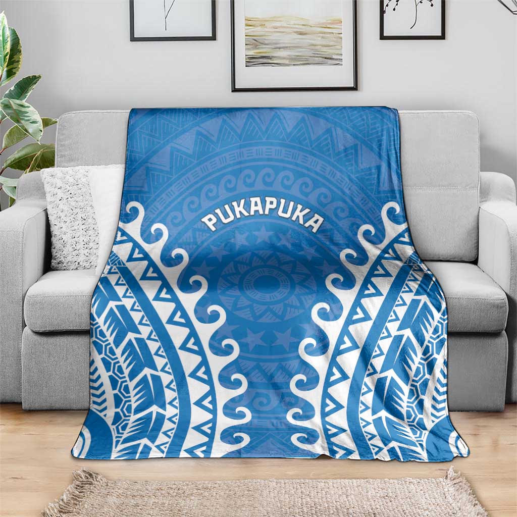 Custom Cook Islands Pukapuka Blanket Polynesian Tribal Tattoo