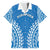 Custom Cook Islands Pukapuka Family Matching Off The Shoulder Long Sleeve Dress and Hawaiian Shirt Polynesian Tribal Tattoo