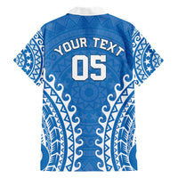Custom Cook Islands Pukapuka Family Matching Short Sleeve Bodycon Dress and Hawaiian Shirt Polynesian Tribal Tattoo LT05 - Polynesian Pride