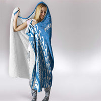 Custom Cook Islands Pukapuka Hooded Blanket Polynesian Tribal Tattoo